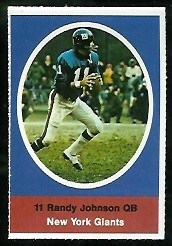 1972 Sunoco Stamps      417     Randy Johnson
